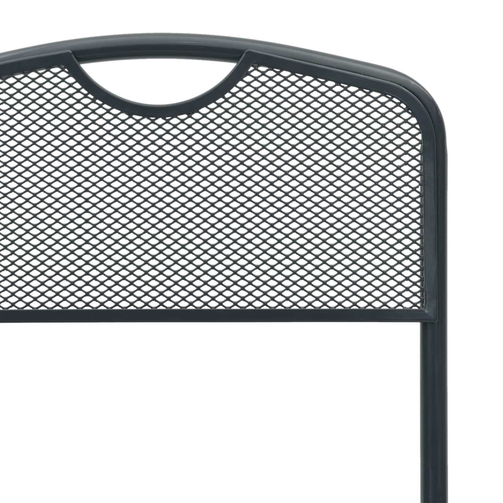 Sedie da giardino 2 pcs Antracite 52,5 x 46 x 82 cm Ferro | homemem39