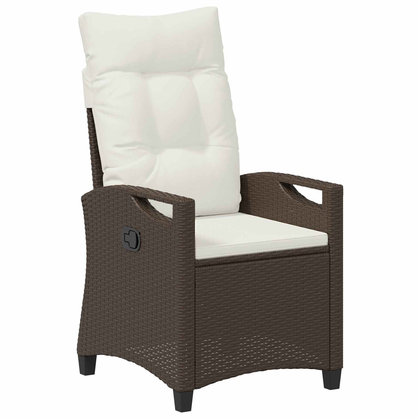 Sedia da Giardino 2 pcs Marrone e Crema 56 x 60 x 112 cm | homemem39