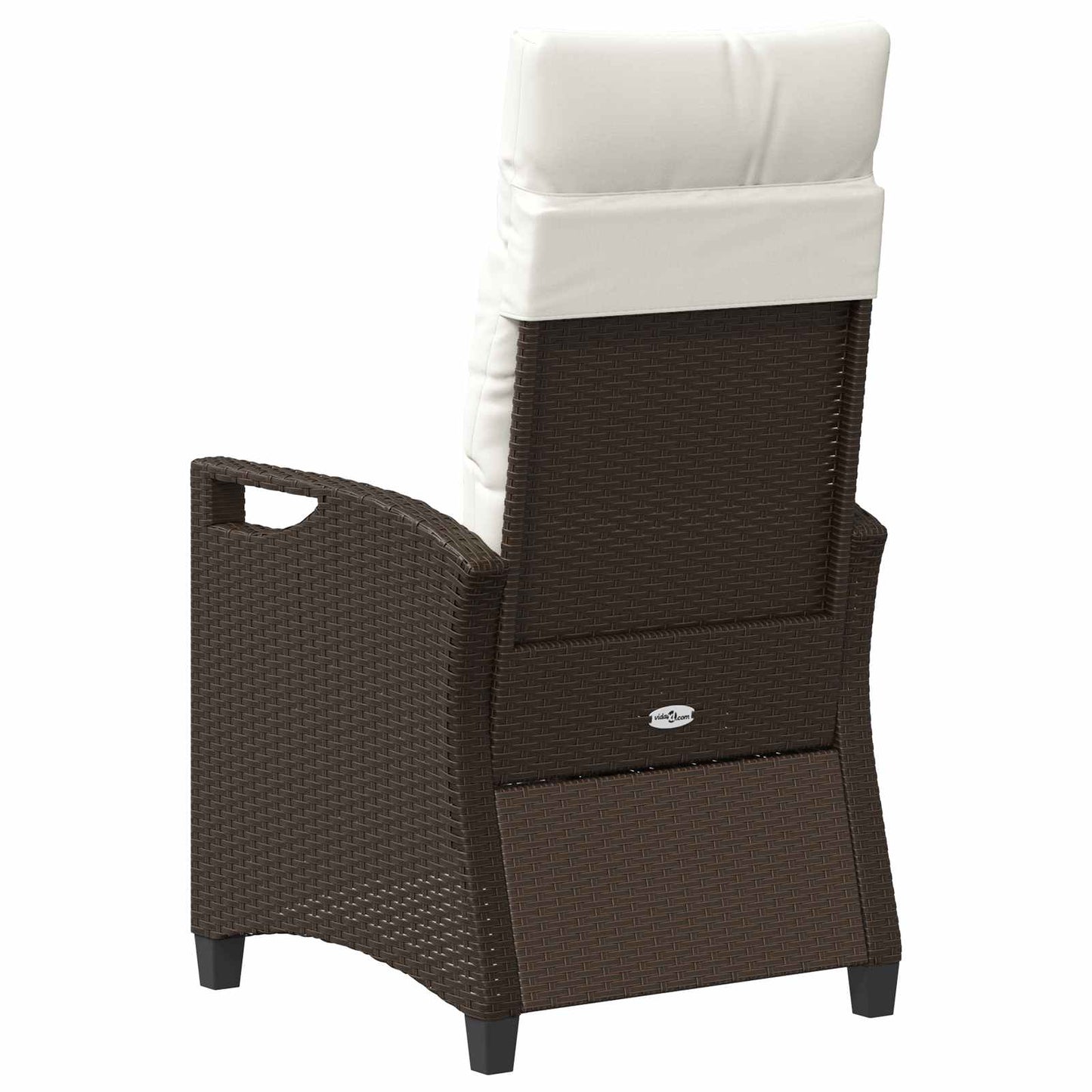 Sedia da Giardino 2 pcs Marrone e Crema 56 x 60 x 112 cm | homemem39