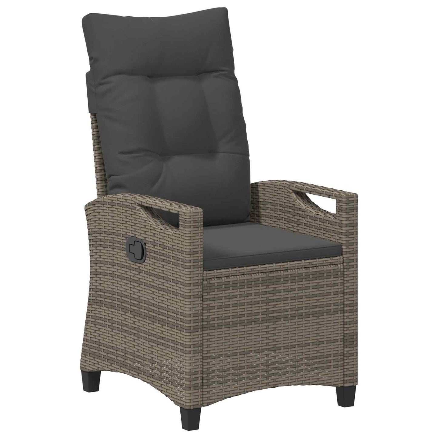 Sedia da Giardino 2 pcs Grigio e Grigio Scuro 56 x 60 x 112 cm | homemem39