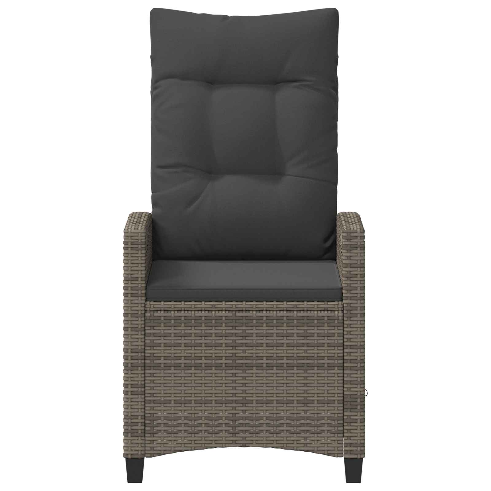 Sedia da Giardino 2 pcs Grigio e Grigio Scuro 56 x 60 x 112 cm | homemem39