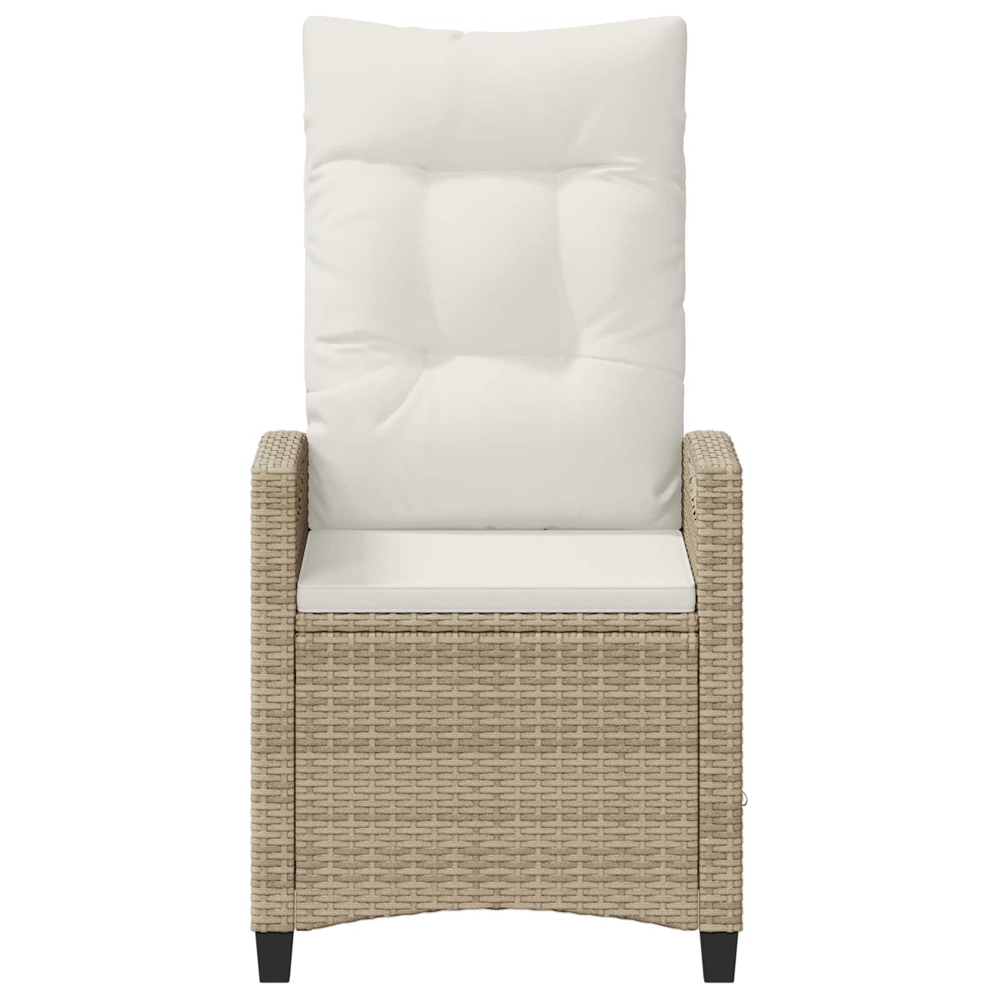 Sedia da Giardino 2 pcs Beige e Crema 56 x 60 x 112 cm | homemem39
