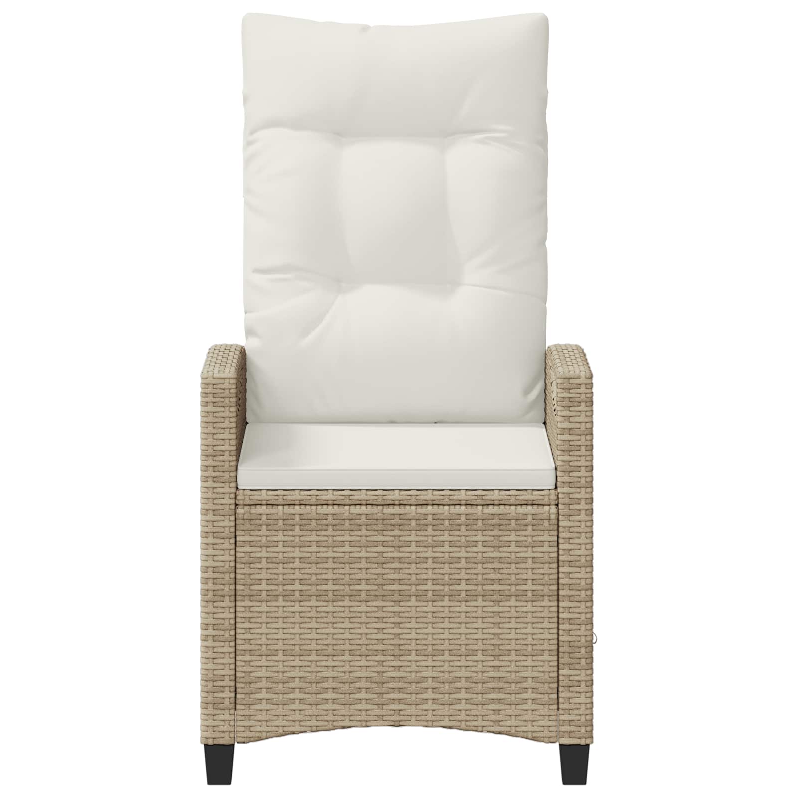 Sedia da Giardino 2 pcs Beige e Crema 56 x 60 x 112 cm | homemem39