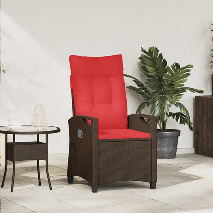 Sedia da giardino reclinabile 56 x 60 x 112 cm acciaio | homemem39