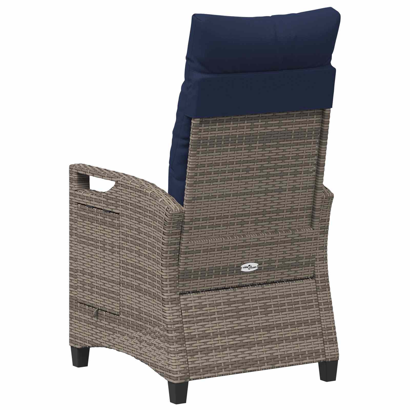 Sedia da giardino reclinabile 56 x 60 x 112 cm acciaio | homemem39