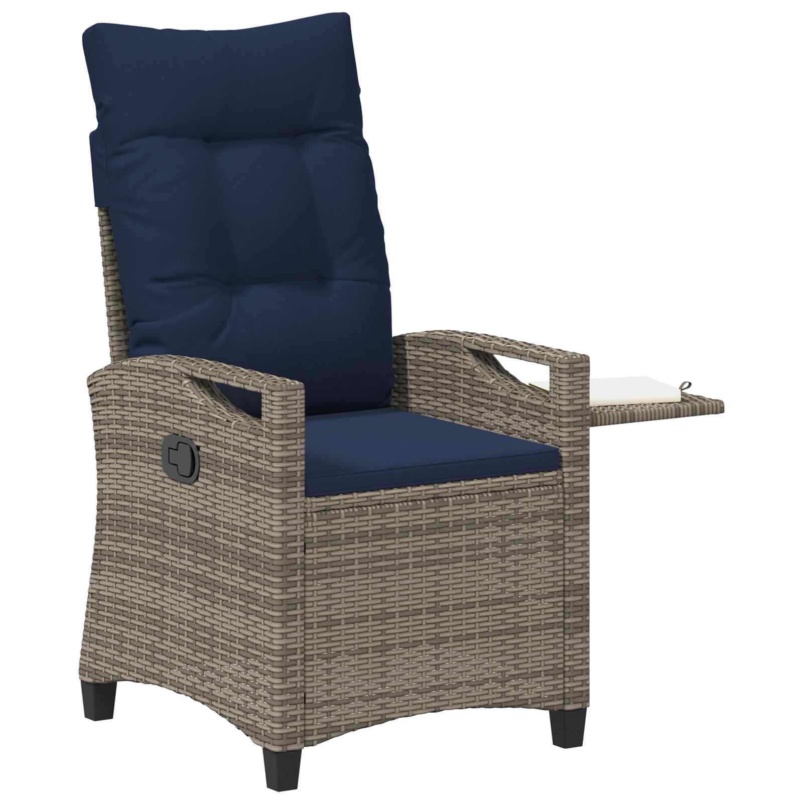 Sedia da giardino reclinabile 56 x 60 x 112 cm acciaio | homemem39