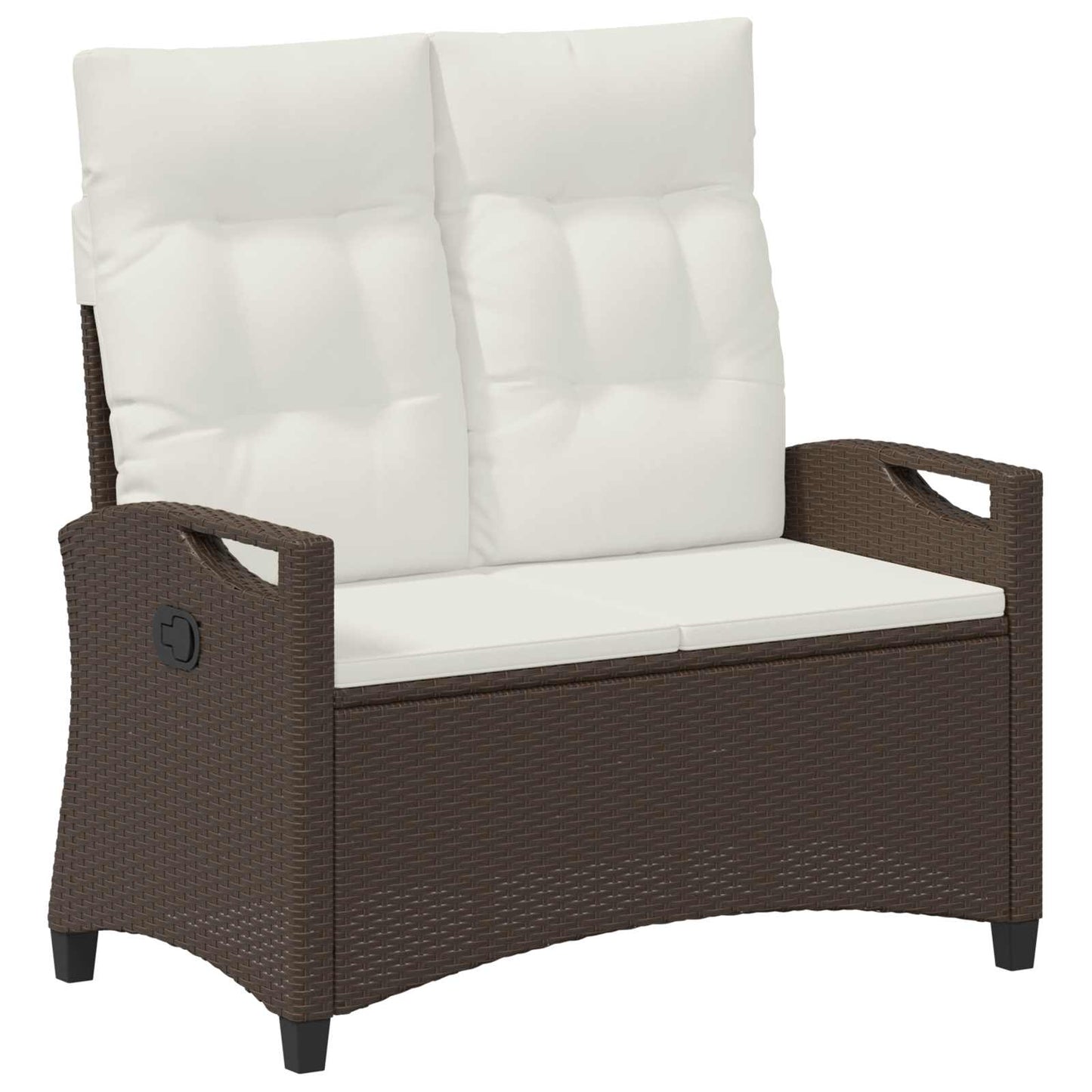 Panchina da giardino Marrone e Crema 105 x 60 x 112 cm | homemem39
