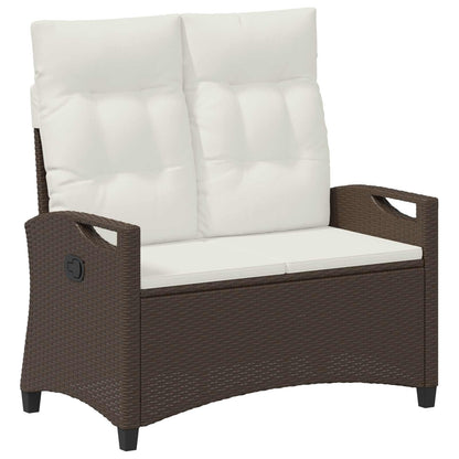Panchina da giardino Marrone e Crema 105 x 60 x 112 cm | homemem39