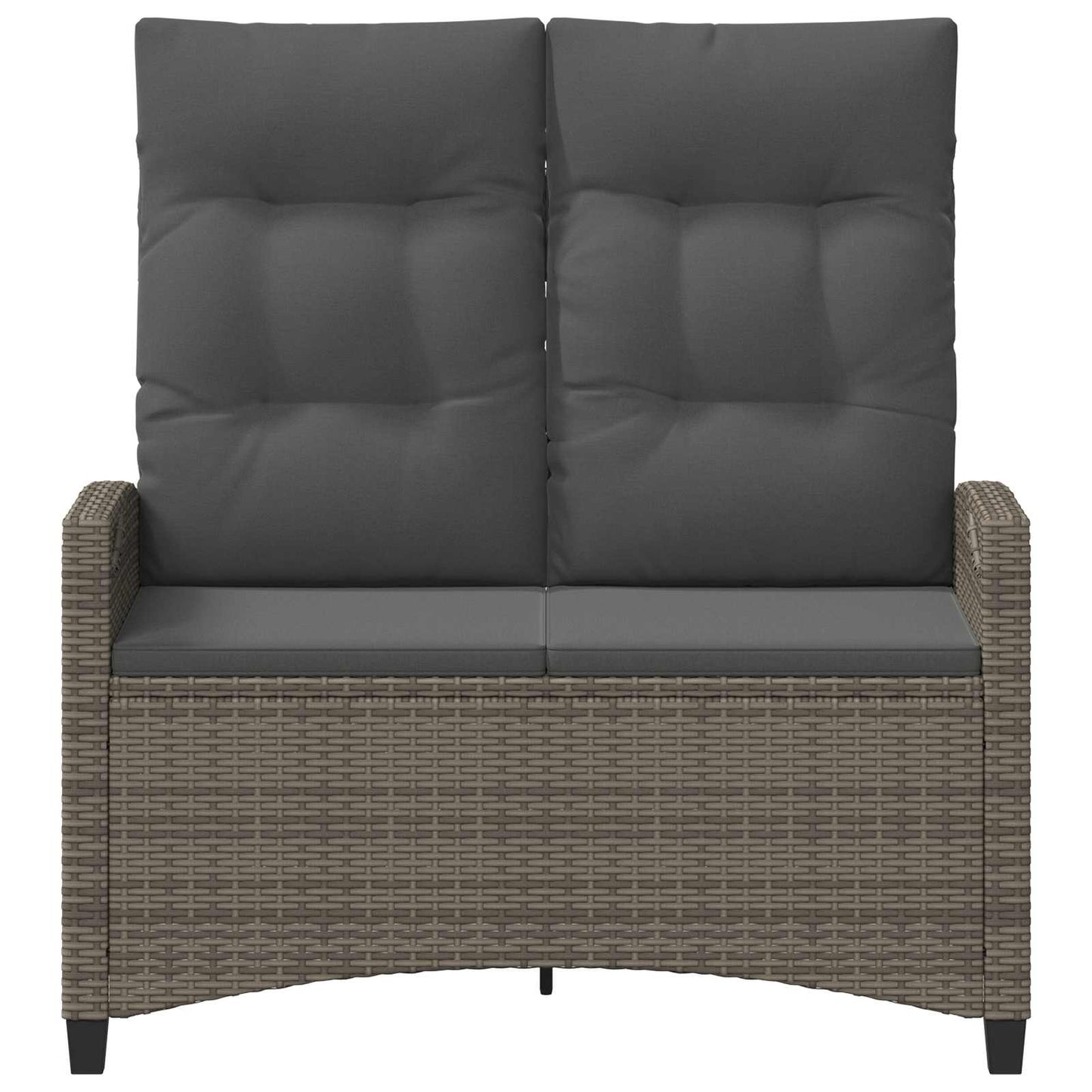 Panchina da giardino Grigio e Grigio Scuro 105 x 60 x 112 cm | homemem39