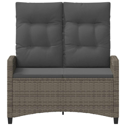 Panchina da giardino Grigio e Grigio Scuro 105 x 60 x 112 cm | homemem39