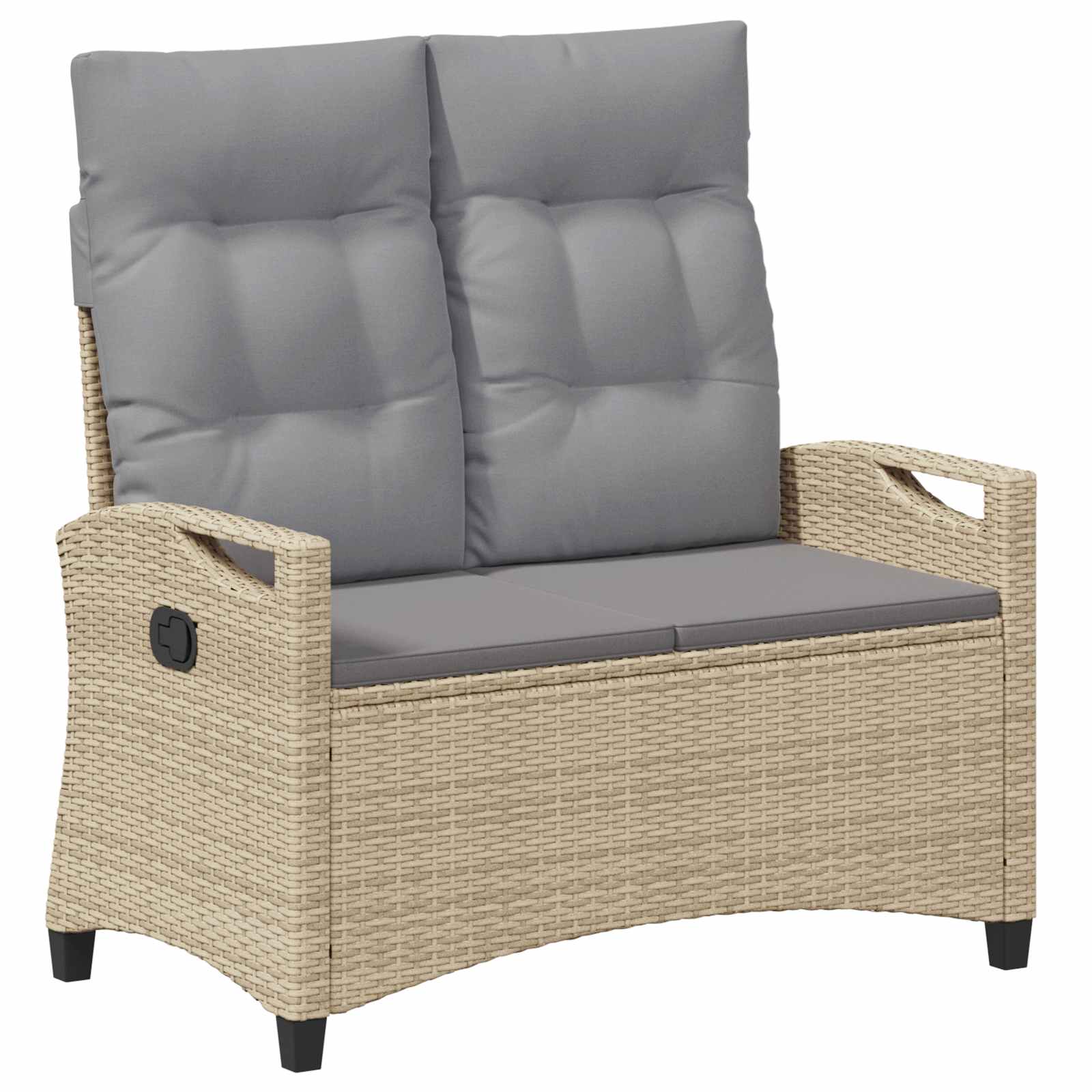 Panchina da giardino Beige e Grigio Chiaro 105 x 60 x 112 cm | homemem39