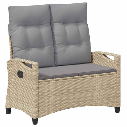 Panchina da giardino Beige e Grigio Chiaro 105 x 60 x 112 cm | homemem39