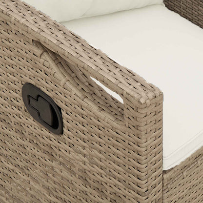Panchina da giardino Beige e Crema 105 x 60 x 112 cm | homemem39