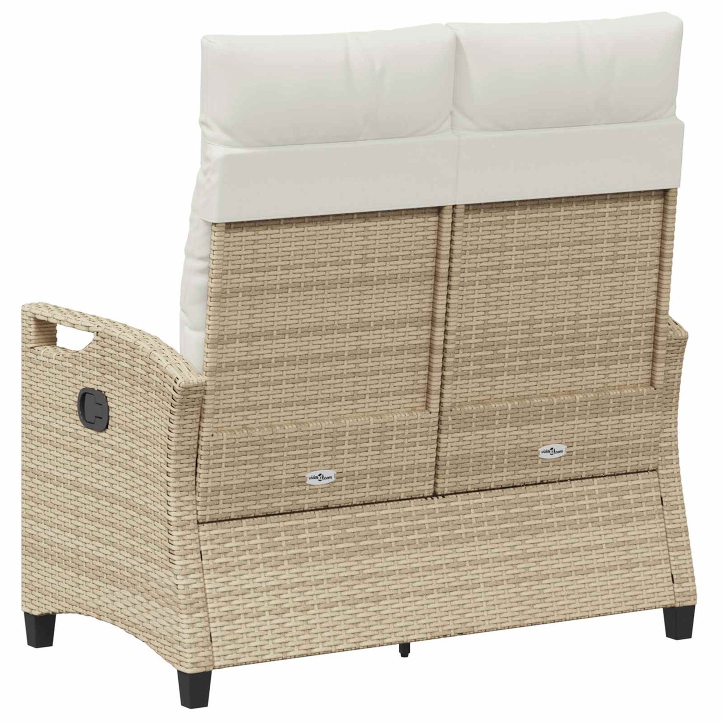 Panchina da giardino Beige e Crema 105 x 60 x 112 cm | homemem39
