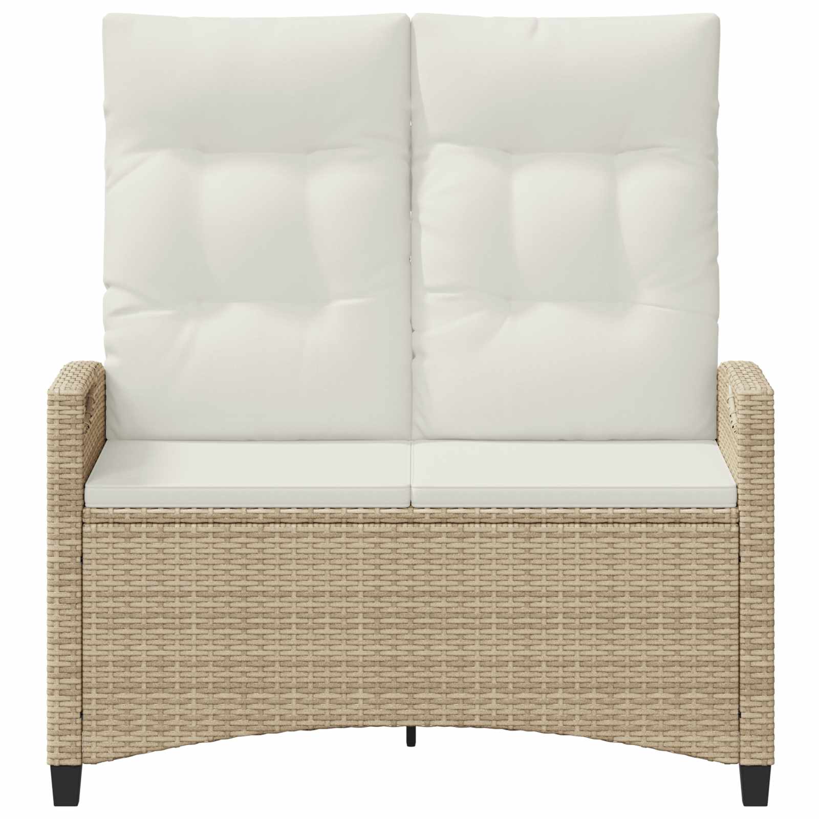 Panchina da giardino Beige e Crema 105 x 60 x 112 cm | homemem39