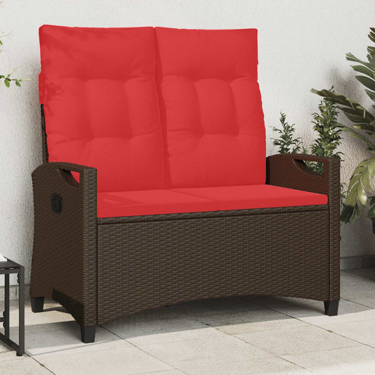 Panchina da giardino Marrone e Rosso 105 x 60 x 112 cm | homemem39