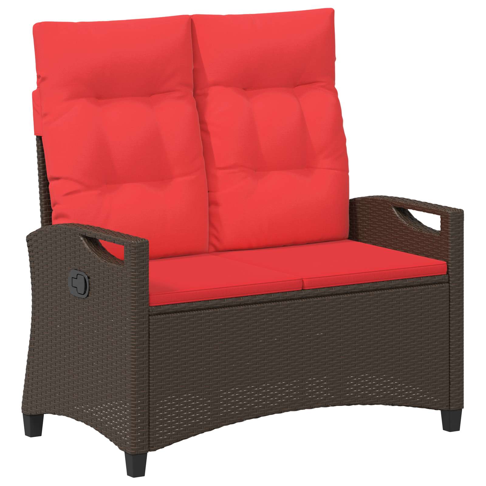 Panchina da giardino Marrone e Rosso 105 x 60 x 112 cm | homemem39