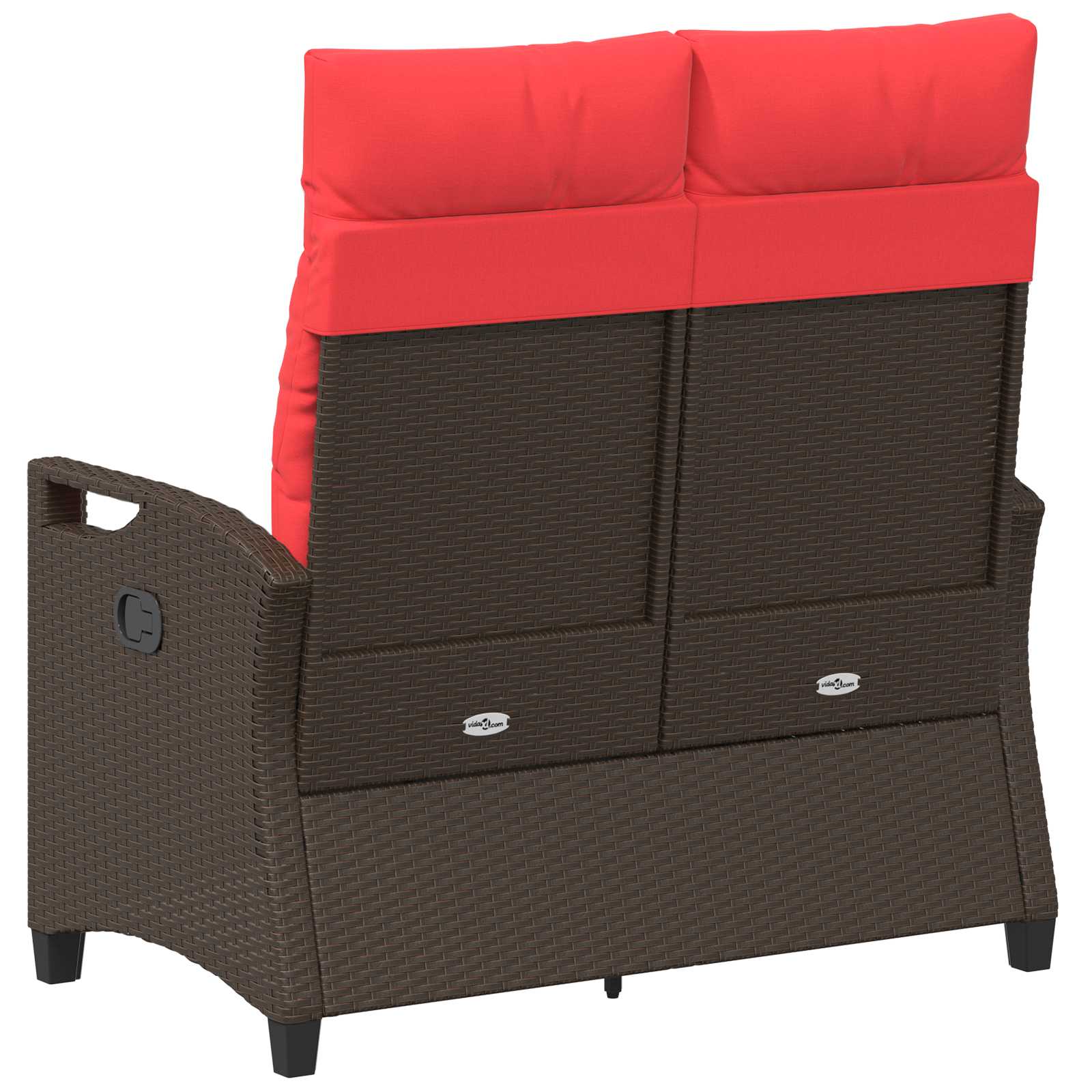 Panchina da giardino Marrone e Rosso 105 x 60 x 112 cm | homemem39