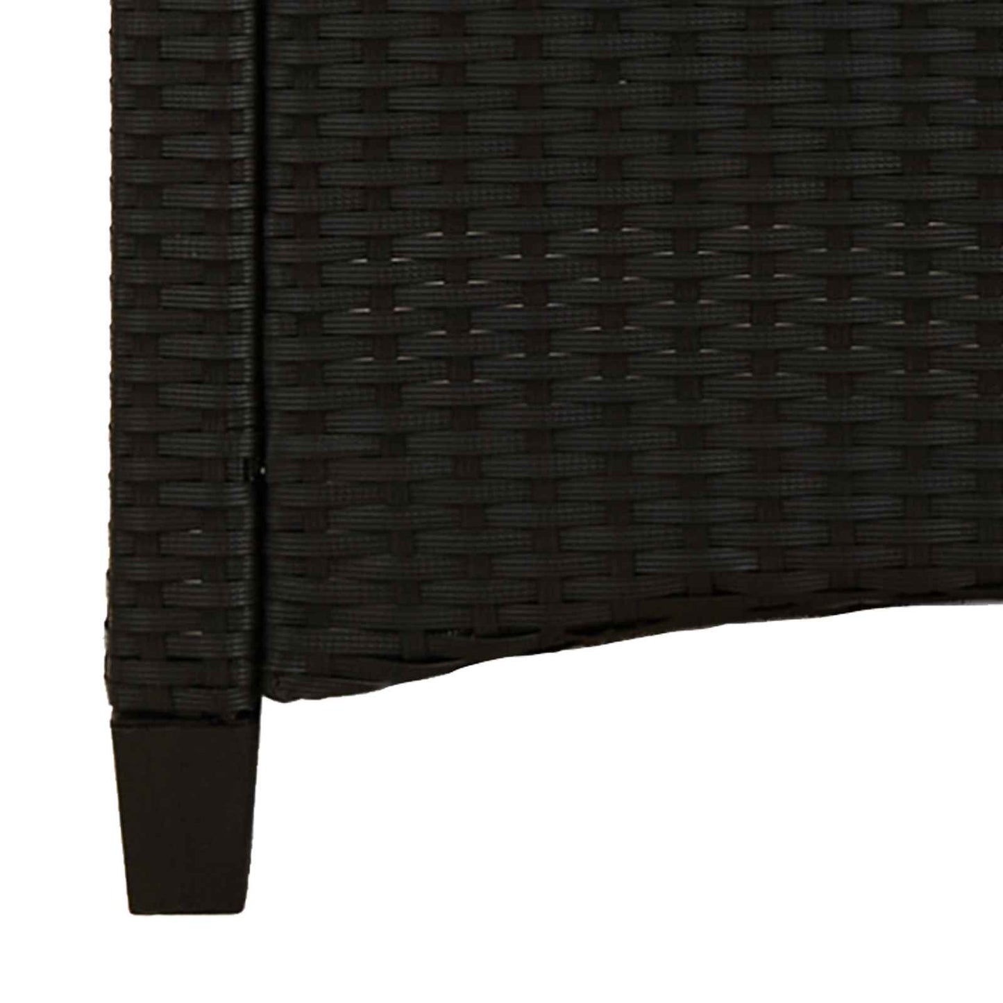 Panchina da giardino con cuscino 105 x 60 x 112 cm acciaio | homemem39