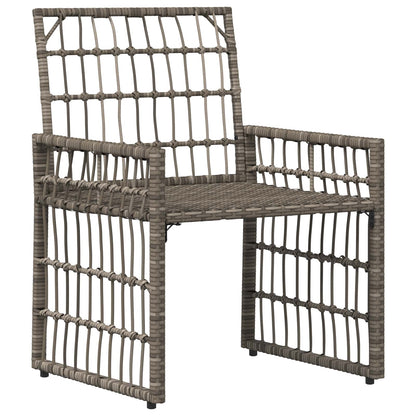 Set di Mobili da Esterno 5 pcs Nero e Grigio scuro | homemem39