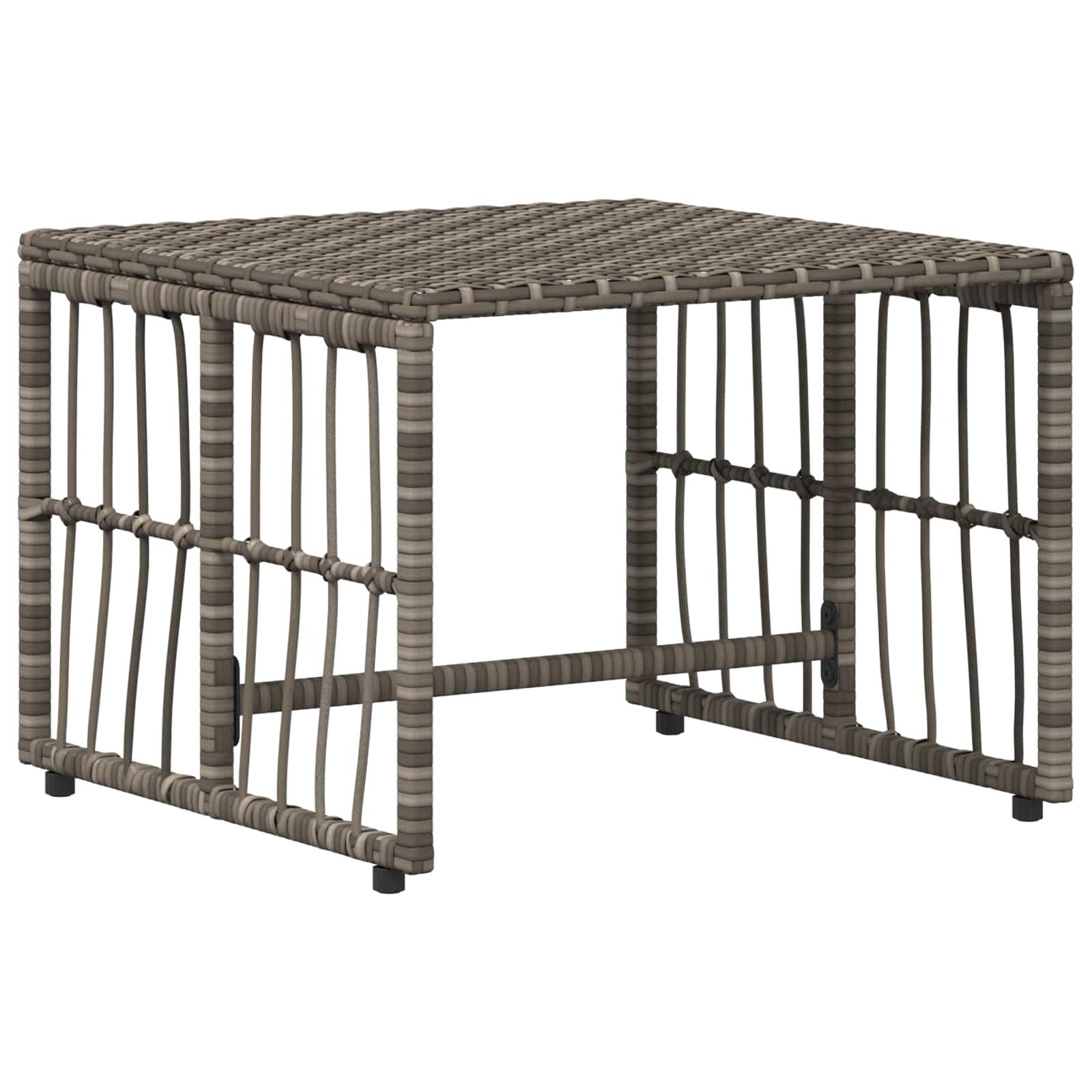 Set di Mobili da Esterno 5 pcs Nero e Grigio scuro | homemem39