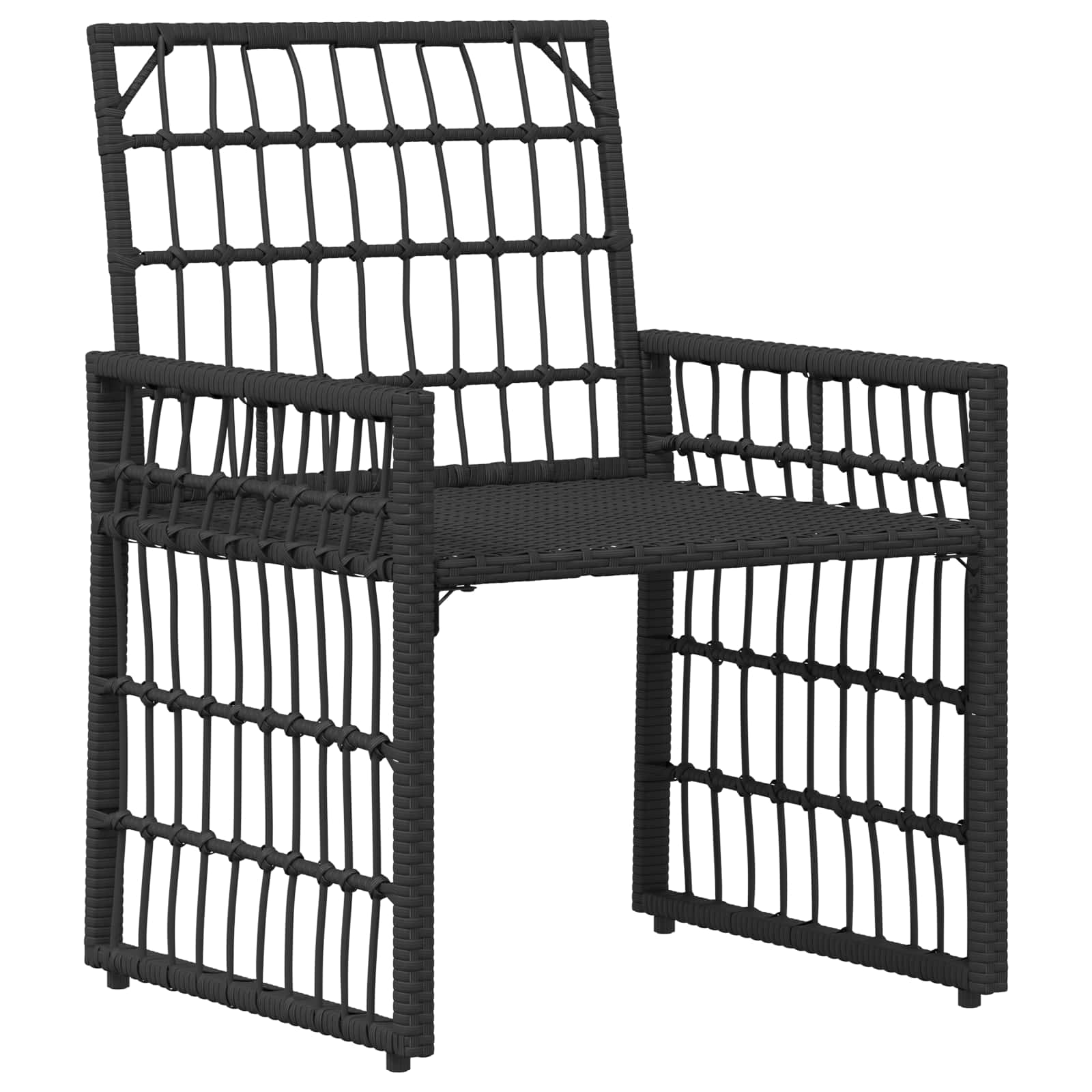 Set di Mobili da Esterno 3 pcs Nero e Grigio scuro | homemem39