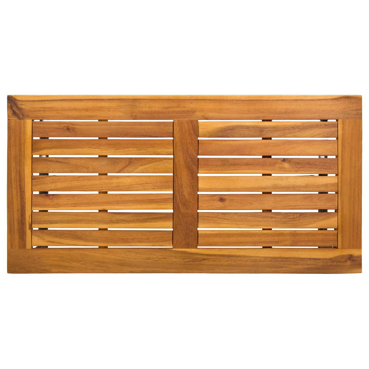 Tavolo da Esterno Grigio 80 x 40 x 40 cm Acciaio e Polyrattan | homemem39