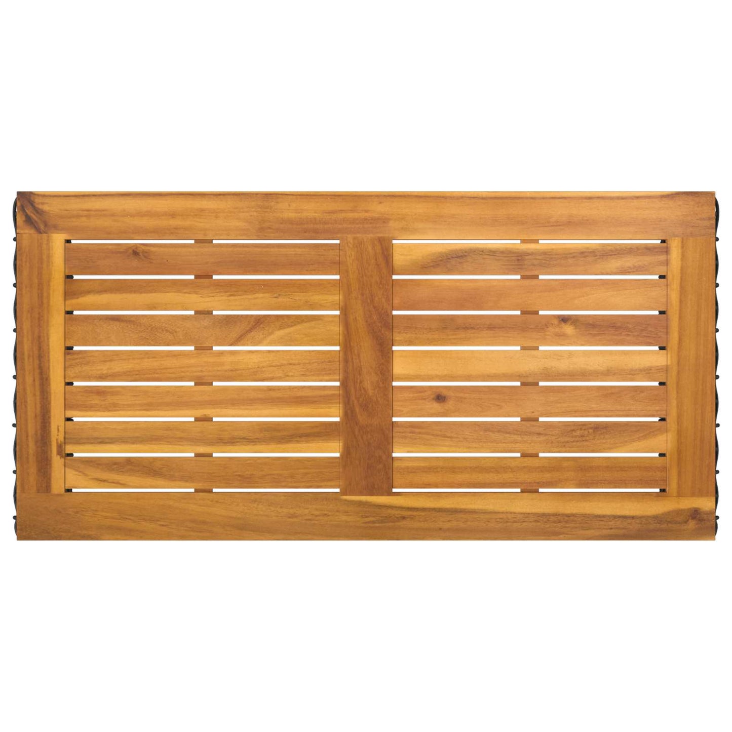 Set di Mobili da Esterno con cuscino 4 pcs Nero e Turchese | homemem39