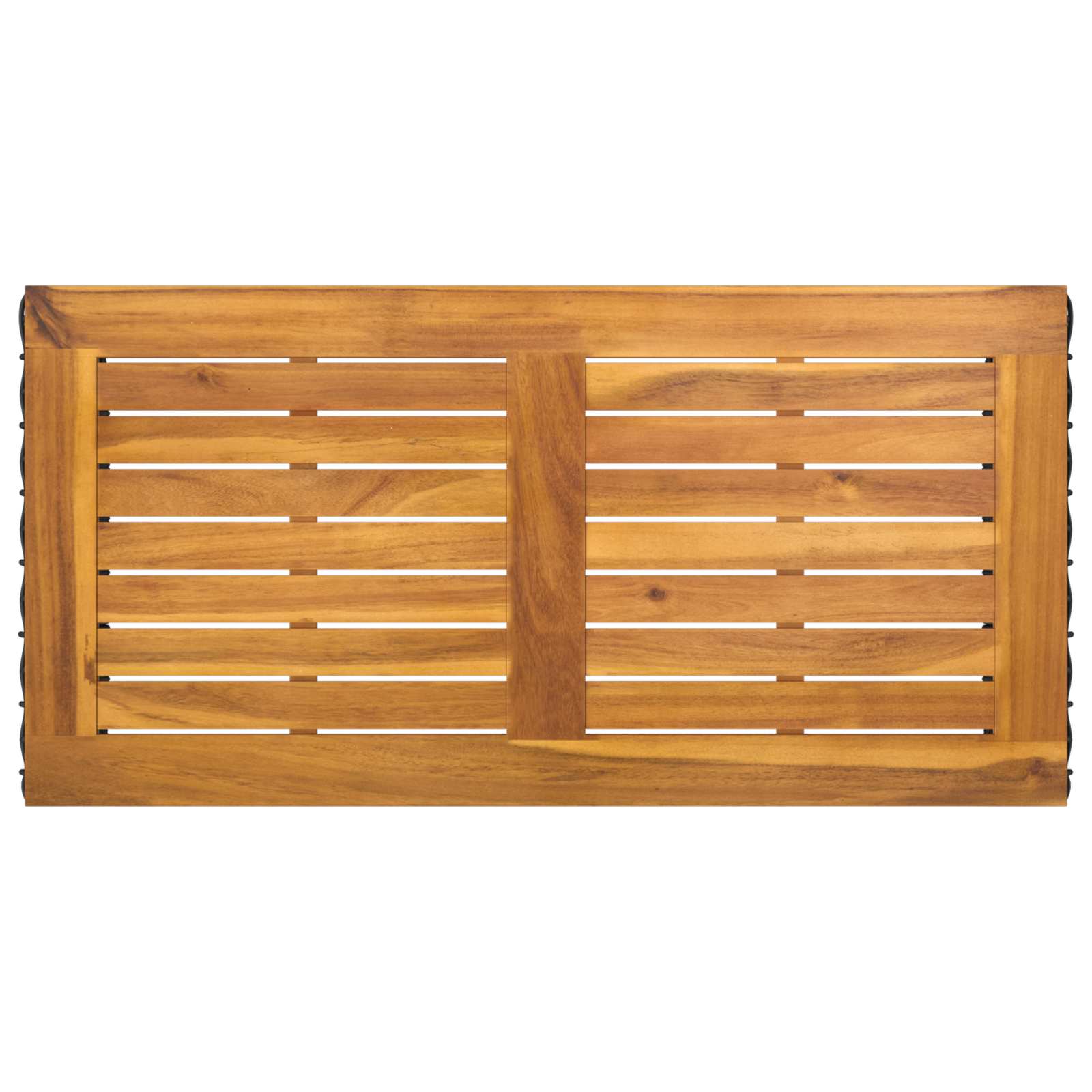 Set di Mobili da Esterno con cuscino 4 pcs Nero e Turchese | homemem39