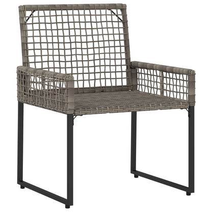 Set di Mobili da Esterno con cuscino 5 pcs Grigio | homemem39
