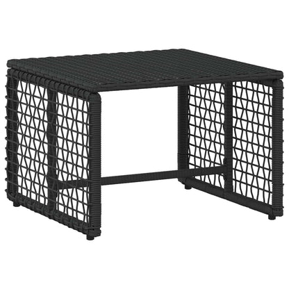 Set di Mobili da Esterno con cuscino 5 pcs Nero e Turchese | homemem39