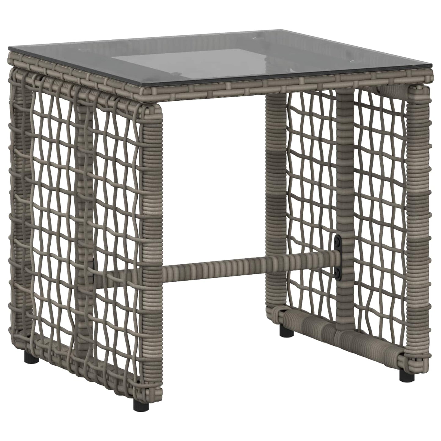 Set di Mobili da Esterno con cuscino 3 pcs Grigio | homemem39