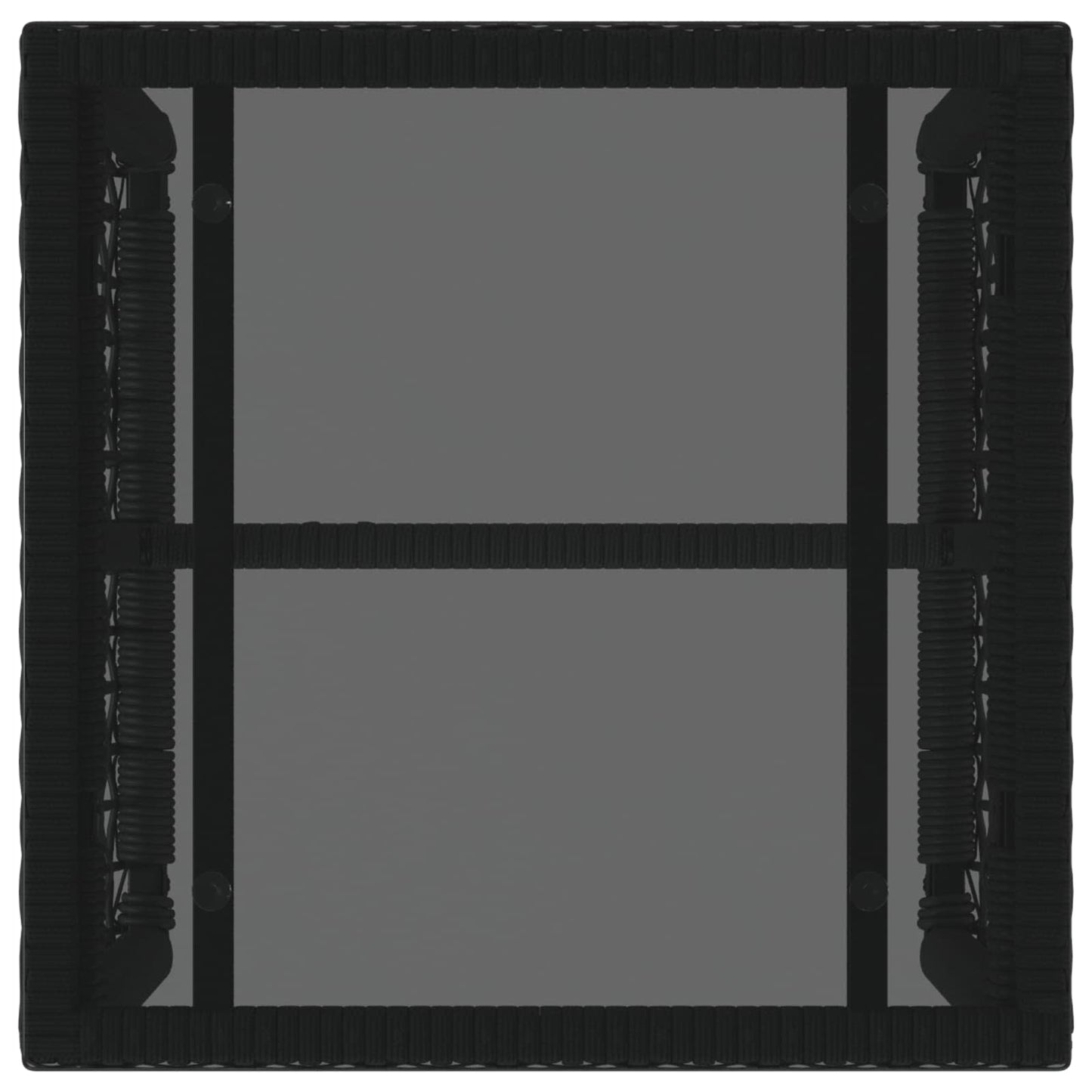 Set di Mobili da Esterno con cuscino 3 pcs Nero e Turchese | homemem39