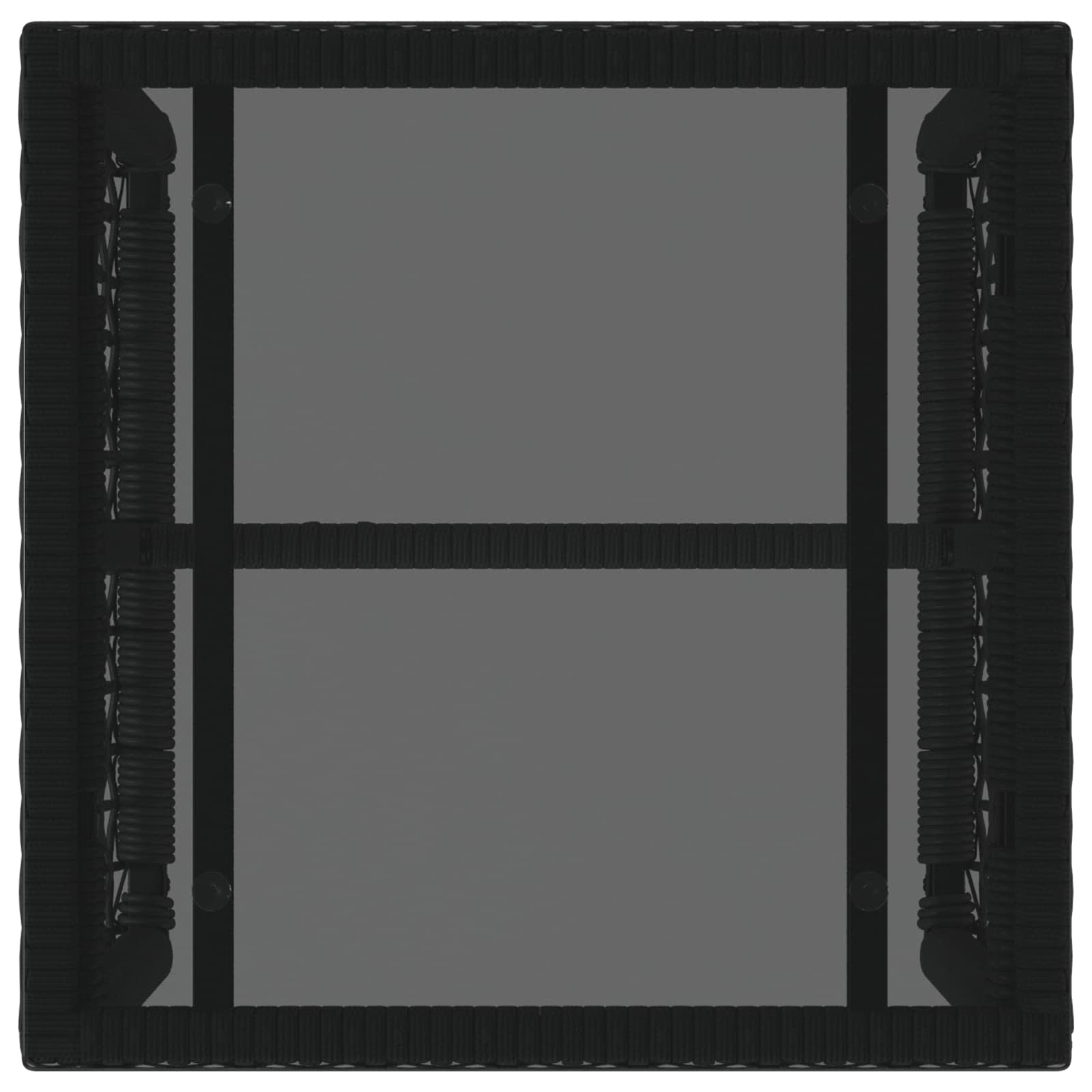 Set di Mobili da Esterno con cuscino 3 pcs Nero e Turchese | homemem39