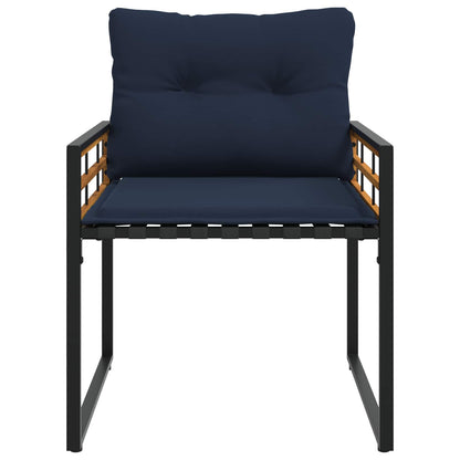 Set di Mobili da Esterno con cuscino 4 pcs Navy