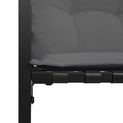 Set di Mobili da Esterno con cuscino 3 pcs Grigio chiaro