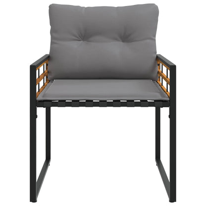 Set di Mobili da Esterno con cuscino 3 pcs Grigio chiaro