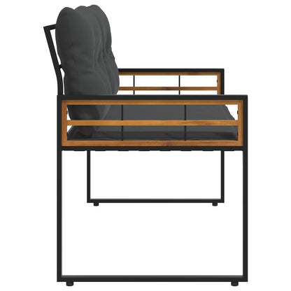 Panchetta in Legno a Strati Grigio tenue 114 x 55 x 77 cm | homemem39