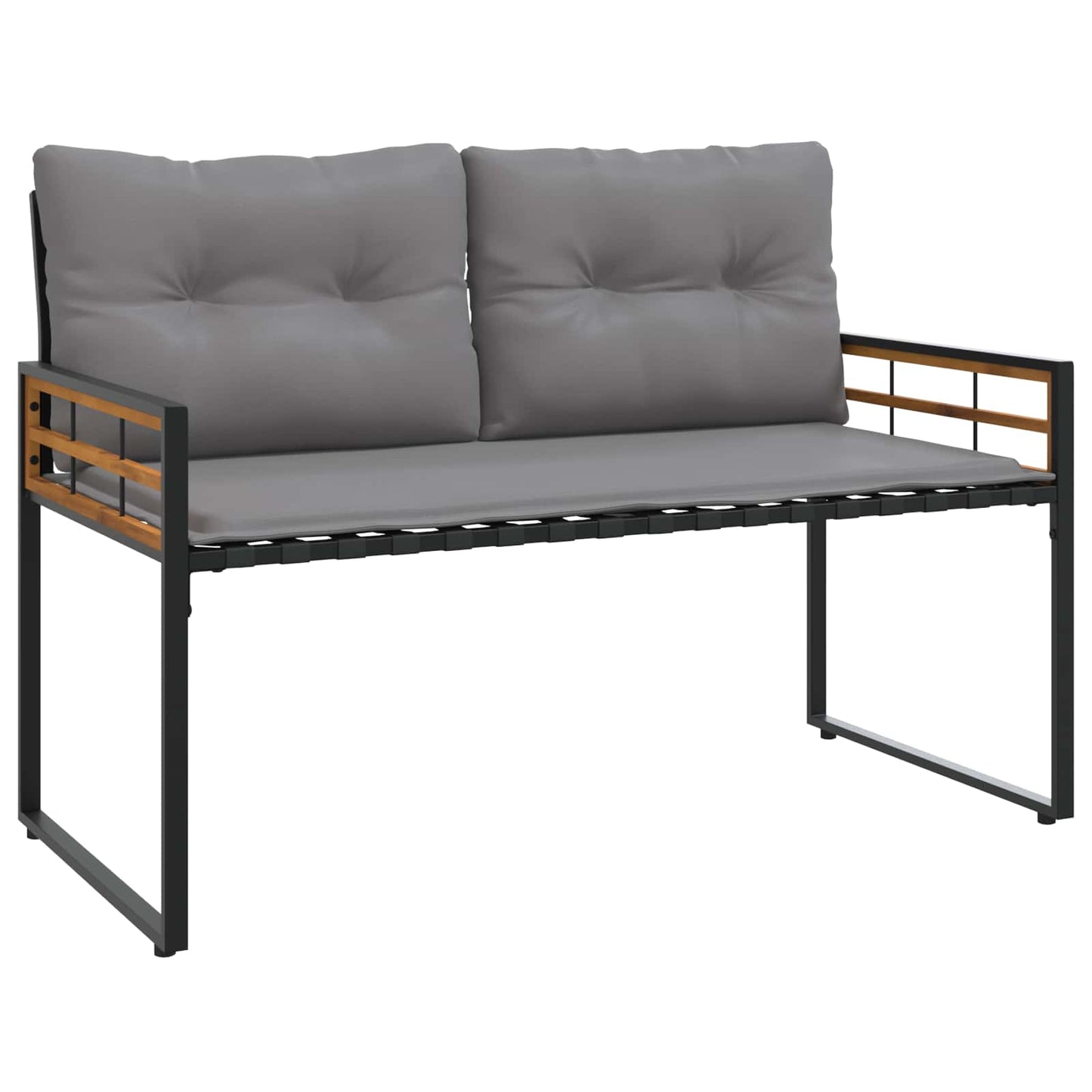 Panchetta in Legno a Strati Grigio chiaro 114 x 55 x 77 cm