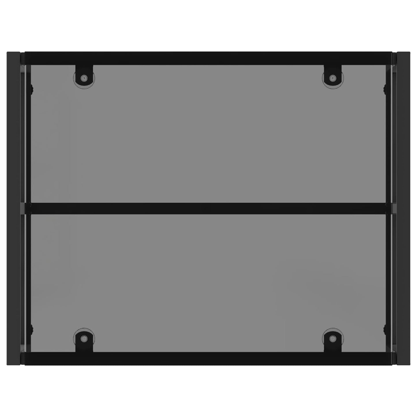 Set di Mobili con cuscino 3 pcs Grigio e Blu Navy Rattan