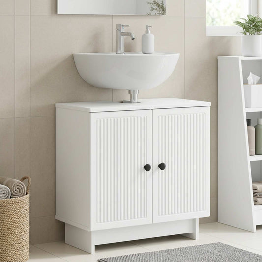 Armadio per Lavabo da Bagno UTRECHT Bianco 59,5 x 31,5 x 59 cm