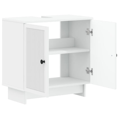 Armadio per Lavabo da Bagno UTRECHT Bianco 59,5 x 31,5 x 59 cm | homemem39