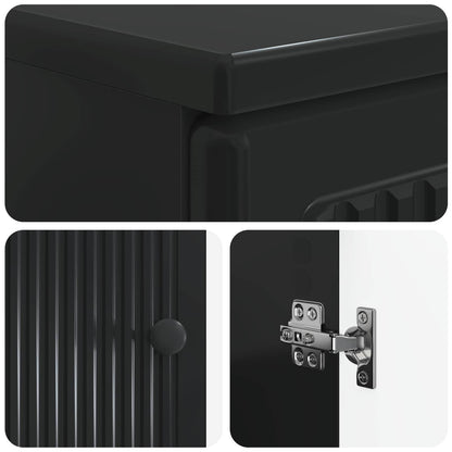 Armadio per Lavabo da Bagno EDE Nero 59,5 x 31,5 x 59 cm