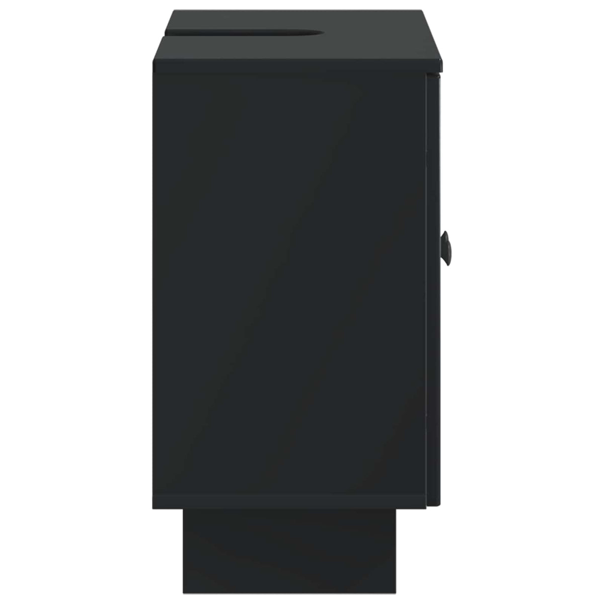 Armadio per Lavabo da Bagno EDE Nero 59,5 x 31,5 x 59 cm