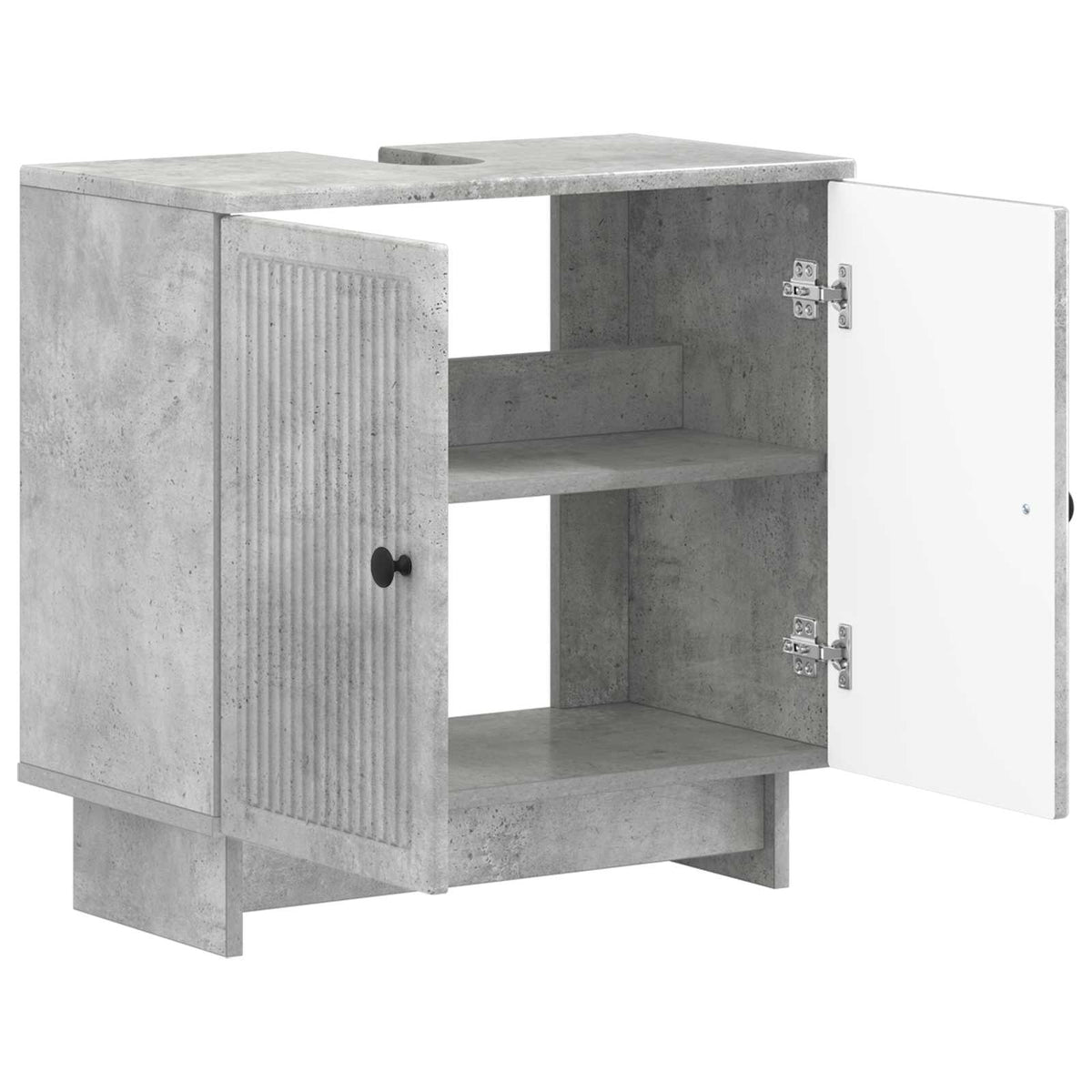 Armadio per Lavabo da Bagno EDE Grigio Cemento