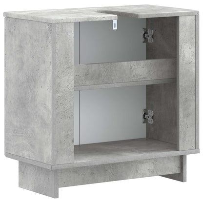 Armadio per Lavabo da Bagno EDE Grigio Cemento
