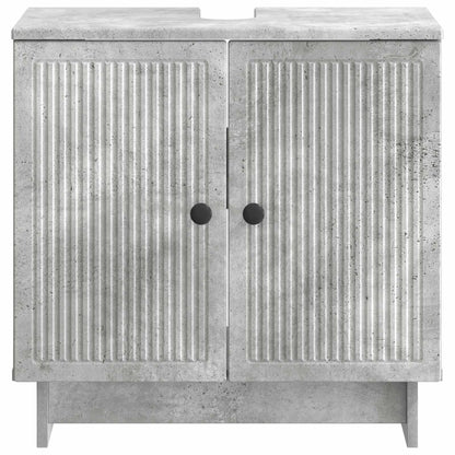 Armadio per Lavabo da Bagno EDE Grigio Cemento