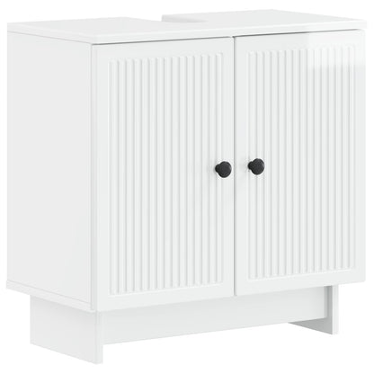 Armadio per Lavabo da Bagno EDE Bianco Lucido
