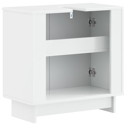 Armadio per Lavabo da Bagno EDE Bianco Lucido
