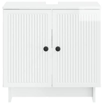 Armadio per Lavabo da Bagno EDE Bianco Lucido